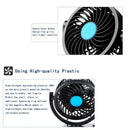 12V 5W Portable Air Conditioner For Car Dual Head Plug In Vehicle Fan Dash