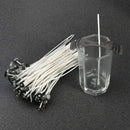 2017 Pack of 50 15cm Pre Waxed Wicks for Candle Making .With Sustainers Nic D0R7