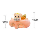 Cute Baby Sofa Cover Learning to Sit Seat Feeding Chair Case N/Cotton (D) A