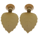 2 x Turtle Platform with Suction Cup Leaf Shape - Decorative Reptile Frog Pier