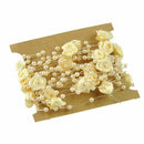 5 Meters Fishing Line Artificial Pearls Flower Beads Chain Garland Flowers