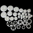 Set of 33 Cookie Cutters with Pistons and Stamps-Designs Varies -Perfect fo T1H7