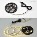 0.2m Flexible Bright LED Strips 5V 2835 SMD Warm White 12