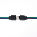 10Pcs 4Pin Male + Female Connector Cable Wire for 3528 5050 LED Strip Ligh OZ