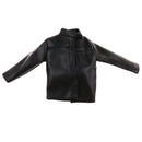 1/6 Scale Black PU Leather Male Jacket Coat Clothes Clothing for 12 inch Action