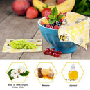 6Pcs Beeswax Wraping Eco-Friendly Reusable Food Wraps Sustainable Food StoraM6A1