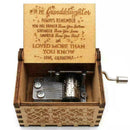 Wooden Music Box Grandma For Granddaughter -You Are Sunshine My Gi C7T2 E6R3