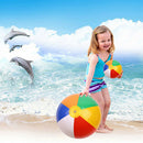 1Pc 22cm Baby Kids Beach Pool Play Ball Inflatable Children Rubber Soft  OZ