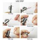 Fishing Hook Tier Double-headed Knots Tie Loop Tyer Tools Kit Line Knotter Tying