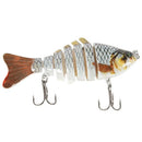 10cm / 4 "15.5g Bionic realistic Hard Multi-segments bait for sun-fish Bass P2H6