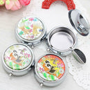 Mini Pocket Portable Round Cigarette Ashtray Keychain Gifts Steel Hot Stain J3I6