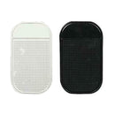 Car Dashboard Sticky Pad Anti Slip Cell Phone Key Holder Mat Black/White