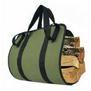 Firewood Fireplace Carrier Logs Tote Holder Foldable Canvas Sturdy Bag with