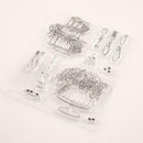 Transparent Tableware Seals Stamps for DIY Scrapbooking Card Making Crafts