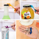 Cute 3Pcs Bottle Opener Key Ring Chain Keyring Keychain Metal Beer Bar Tool Claw