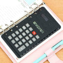 Solar Power Calculator 8 Digital Ultra-thin Ruler Function AU AU Kid Portab X3O2