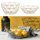 Fruit Plate Metal Fruit Bowl Basket andy Tray Holder Crafts Art Decor Gift L