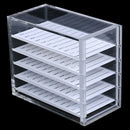 False Eyelashes Storage Box 5 Layers Acrylic Pallet Lash Holder Display StaS Bj