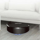 Robot Cleaner USB Rechargeable 1600Pa for Hardwood/Tile Floor/Carpet Black