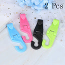 2 Pcs Car Plastic Seat Coat Hook Purse Shopping Bag Hanger Organizer Hold3C