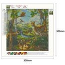 5D DIY Full Drill Diamond Painting Forest Animals Cross Stitch Embroidery