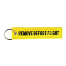 YELLOW Follow Me / - Embroidery Keychain Woven Chain K M7D7
