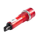 10 Pcs DC 12V Recessed Red Pilot Light Signal Indicator Lamp