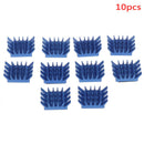 10pcs Blue Aluminum Heatsink Memory Cooler for Xbox360 ps pi mos JCï¼W