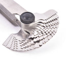 52Pcs 60&50 Degree Metric Screw Thread Pitch Gauge Blade Gage For Measuring T Kw