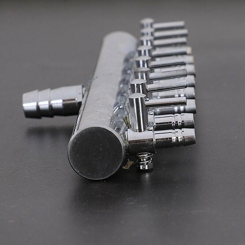 Aquarium 8Way Air Flow Splitter Lever Control Valve 3/8 Inch Tube Dia Z7T2