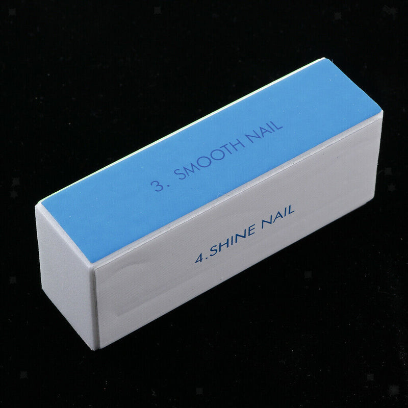 MagiDeal 5Pcs Nail Sanding Files Polish Buffer Block Manicure Cleaning Brush