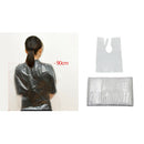 200X Disposable Hair Cutting Cape Clear Hairdressing Apron Cloth for Barber