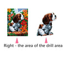 5D DIY Diamond Painting Cartoon Dog Cross Stitch Embroidery Rhinestones Kit