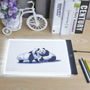 Digital Graphic Tablet A4 LED Thin Art Stencil Drawing Board Three Level A