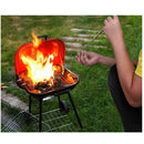 2 Pack Collapsible Stainless Steel Campfire Tool Pocket Camping Survival Bl