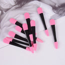 10X Disposable Double Ended Eye Shadow Applicators Sponge Makeup Brush Beauty BX