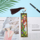 DIY Special Shaped Diamond Painting Leather Tassel Bookmark Creative Gift