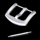 Buckle Stainless Steel clasp with Solid Spring Bar for 22mm Bracelet Watch
