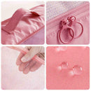 8Pcs Pink Storage Bag Kit Clothes Luggage Packing Cube Organizer Travel D1C3
