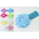 12 Pcs Flower Headband Princess Hairband Headwear For Baby Toddler Girl Kids
