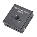 1X(2-In-1 Hdmi Ab Switch Bidirectional Switcher,Hdmi 2.0,10.2Gbps Transmiss