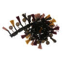 1yds 45mm BOHO Copper Tassel Drops Costume Curtain Sewing Fringe Trim Ribbon