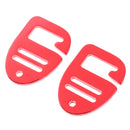 2Pieces Tension Lock Metal Hook Webbing Buckle for Backpack Strap Webbing 25mm