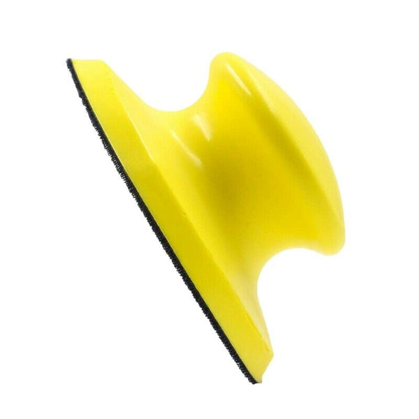 2 Pcs 5 Inch Hook and Loop Hand Sanding Block Round Sanding Pad Hook Backin