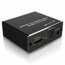 HDMI Audio Converter,4K x 2K HDMI to HDMI and Optical TOSLINK SPDIF+3.5mm S