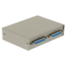 2 Port Parallel Printer DB 25 pin Data Switch Manual Selector Box 2 In 1 Out