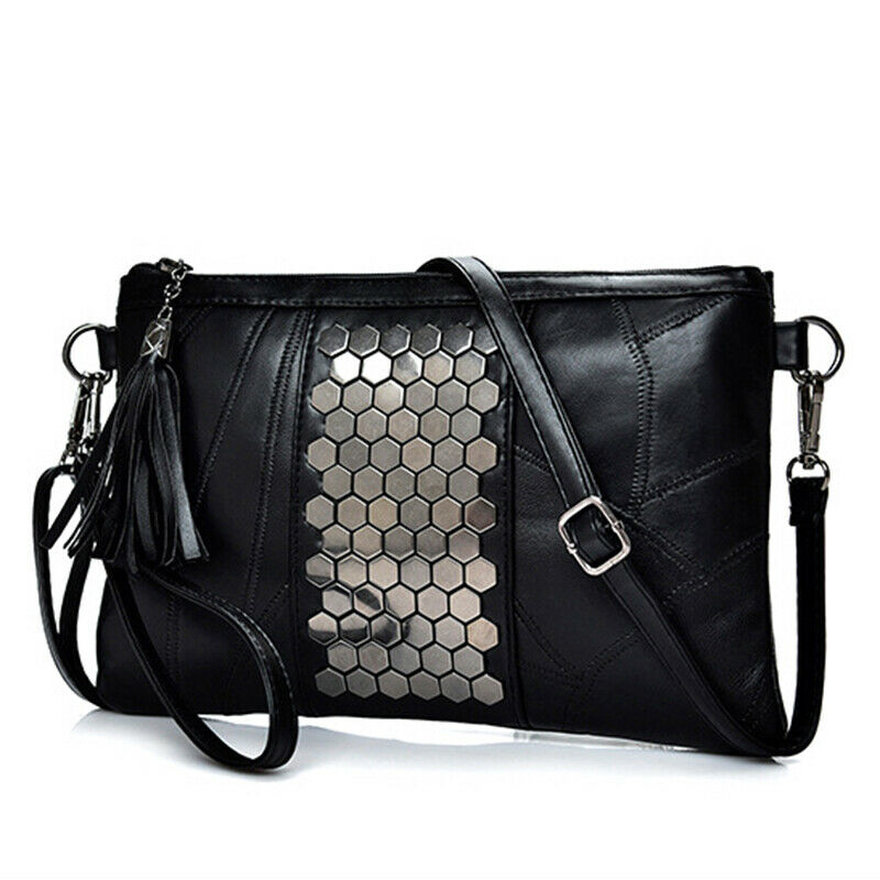 Women'S Messenger Bags Rivet Clutch Ladies' Shoulder Bag Designer Handbags  E7L7