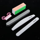 MagiDeal 5Pcs Nail Sanding Files Polish Buffer Block Manicure Cleaning Brush