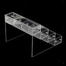 4 Layers Clear Bathroom Makeup Nail Polish Lash Mascara Rack Stand Holder Shelf