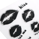 lip seal kiss scrapbook card album paper craft roller transparent stamp dec BX